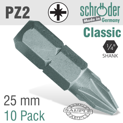 (image for) Pozi.no.2x25mm Classic Bit 10c