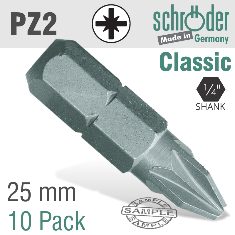 (image for) Pozi.no.2x25mm Classic Bit 10c