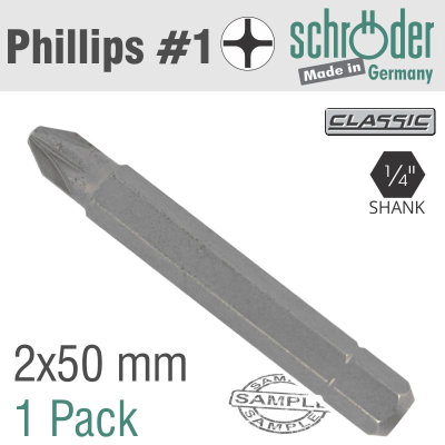 (image for) Pozi.no.2x50mm Classic Bit Bulk
