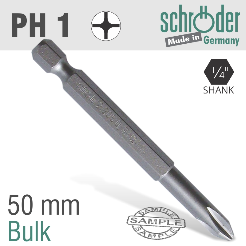 (image for) Phillips No.1 X 50mm Classic Power Bit