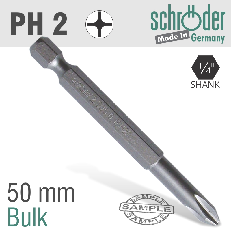 (image for) Phillips No.2 X 50mm Classic Power Bit