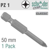 Pozi.no.1x50mm Classic Bit 2cd (image for) Pozi.no.1x50mm Classic Bit 2cd