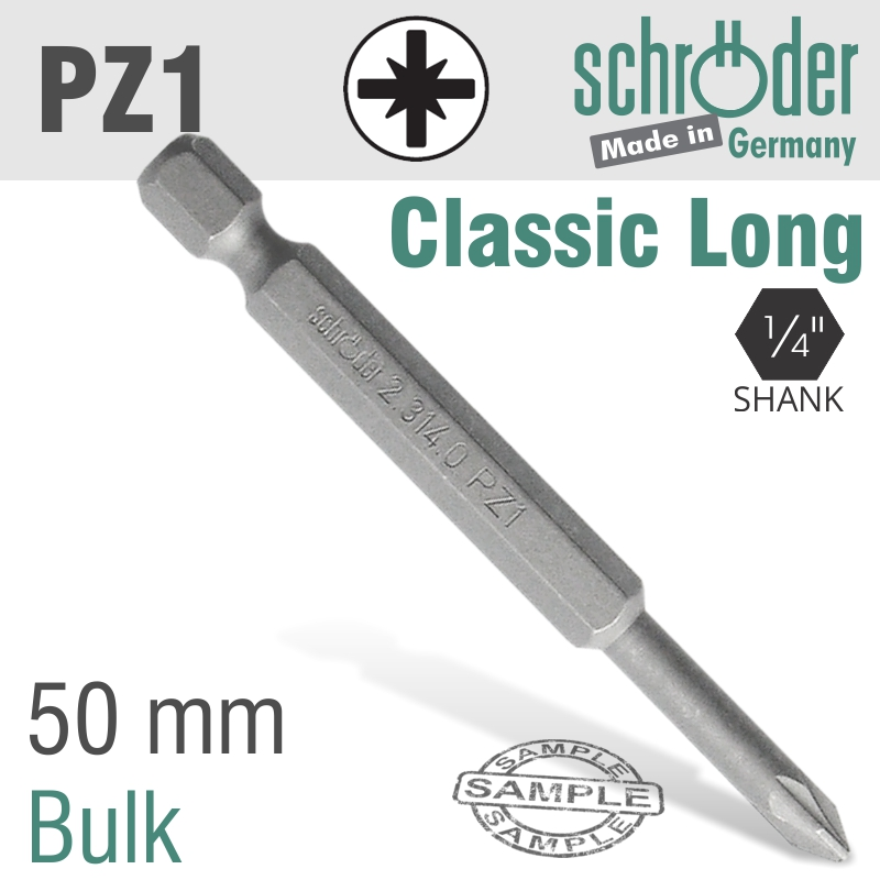 (image for) Pozi No.1 X 50mm Classic Power Bit