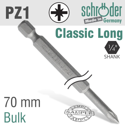 (image for) Pozi.no.1 70mm Power Bit Bulk