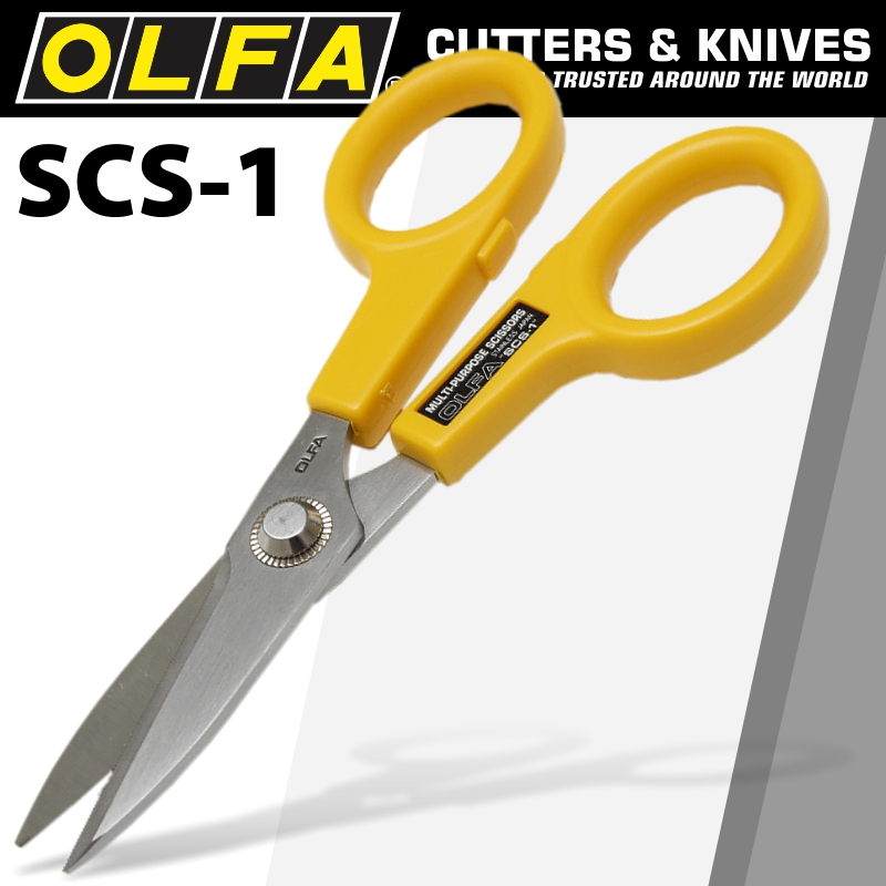 (image for) Olfa Scissors W/serrated Ss Blades 127mm