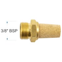 Muffler Brass Conical 3/8' Male (image for) Muffler Brass Conical 3/8' Male