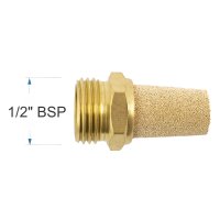Muffler Brass Conical 1/2' Male (image for) Muffler Brass Conical 1/2' Male