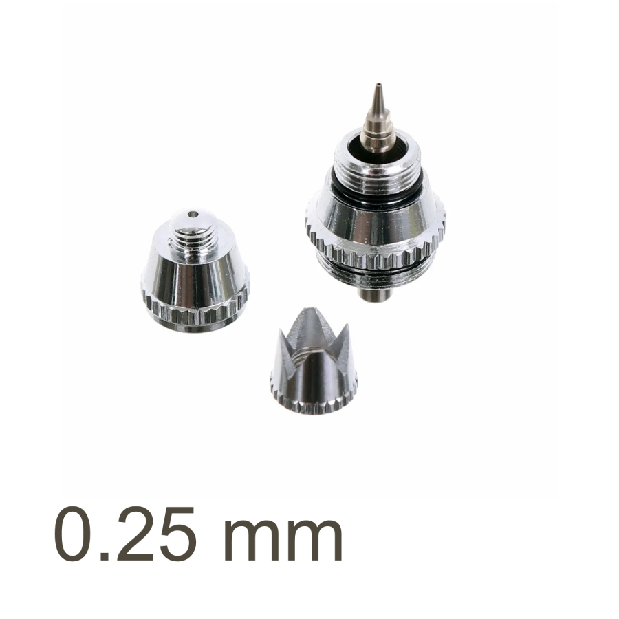 (image for) Nozzle Kit For A180 Airbrush 0.25mm