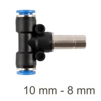 (image for) Red. Insert T-joint Pu 10mm - 8mm