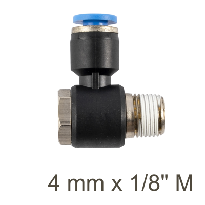 (image for) Swivel Elbow Pu 4mm X 1/8' M