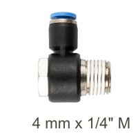 (image for) Swivel Elbow Pu 4mm X 1/4' M