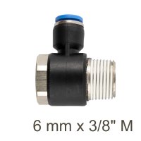 (image for) Swivel Elbow Pu 6mm X 3/8' M