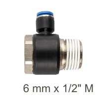 (image for) Swivel Elbow Pu 6mm X 1/2' M