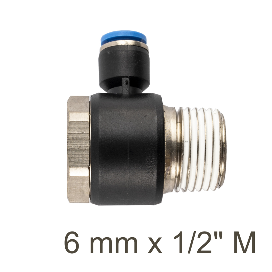 (image for) Swivel Elbow Pu 6mm X 1/2' M