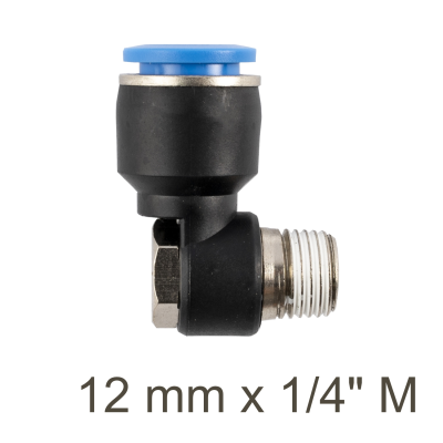 (image for) Swivel Elbow Pu 12mm X 1/4' M