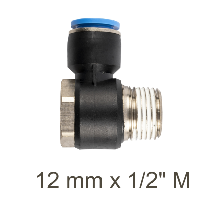 (image for) Swivel Elbow Pu 12mm X 1/2' M