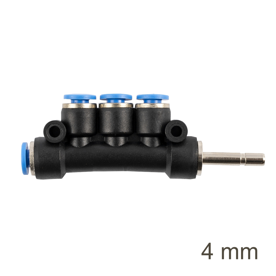 (image for) Insert Manifold Side 4-port Pu 4mm