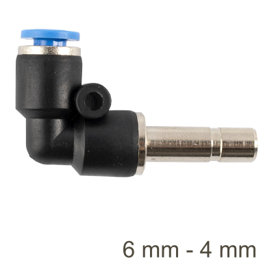 (image for) Red. Insert Elbow Pu 6mm - 4mm