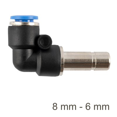 (image for) Red. Insert Elbow Pu 8mm - 6mm