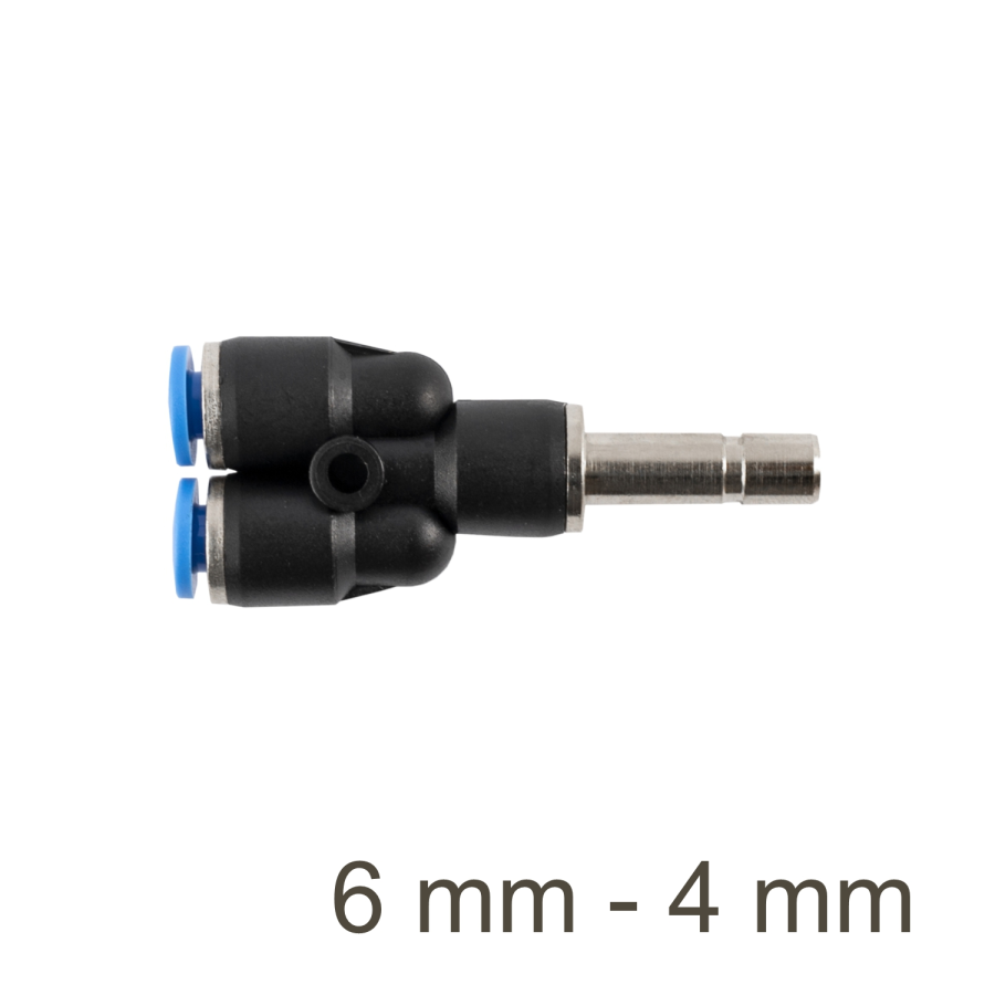 (image for) Red. Insert Y-joint Pu 6mm - 4mm