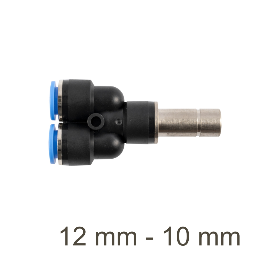 (image for) Red. Insert Y-joint Pu 12mm - 10mm