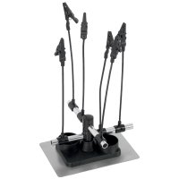 Airbrush Holder With 6 Clips (image for) Airbrush Holder With 6 Clips