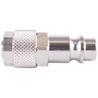 Pu Hose Connector 8mm Id X 10mm Od Metal German Coupler Insert (image for) Pu Hose Connector 8mm Id X 10mm Od Metal German Coupler Insert