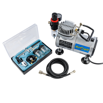 (image for) Compressor With Airbrush Kit And Hose