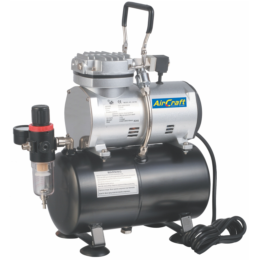 (image for) Compressor For Airbrush 1cyl On Tank 3ltr