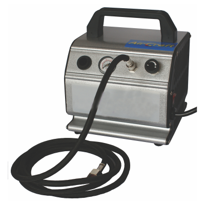 (image for) Airbrush Comp 1/6 Hp W/hose & Filter Single Outlet