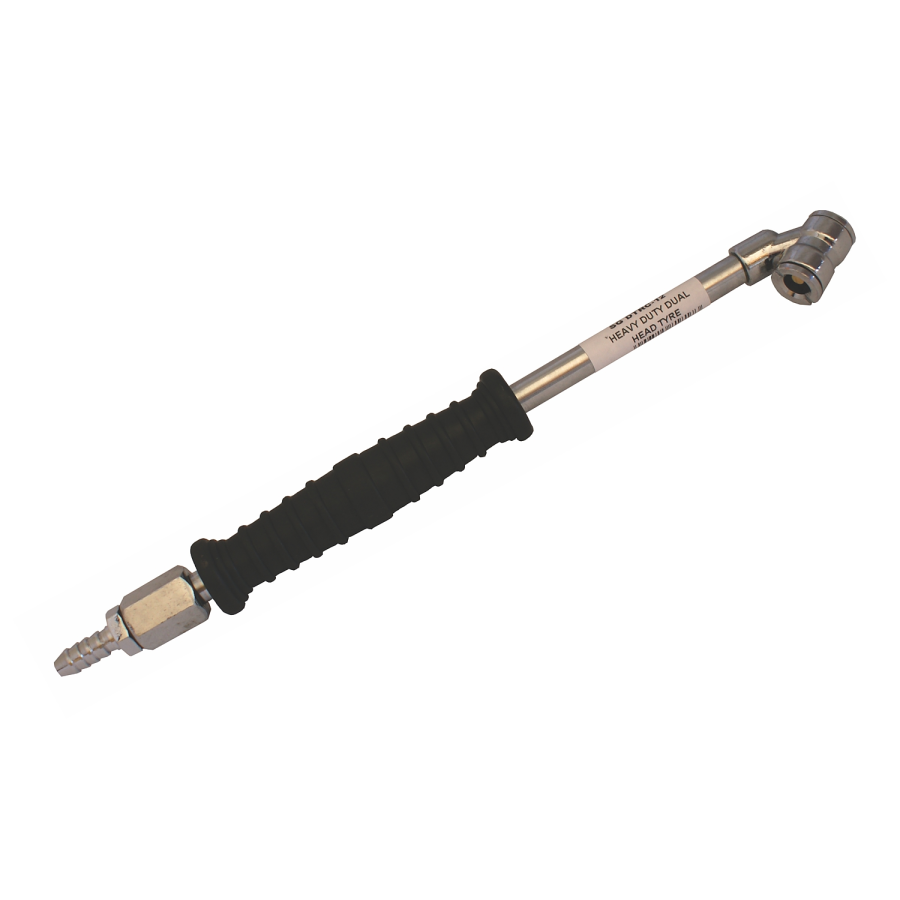 (image for) Heavy Duty Dual Head Tyre Chuck 8mm Hose