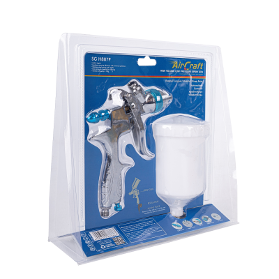 (image for) Spray Gun Hvlp 1.4mm Nozzle 600cc Plastic Blister Pack