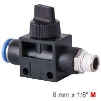 (image for) Pu Hose Fitting Valve 8mm X 1/8'm