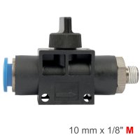 (image for) Pu Hose Fitting Valve 10mm X 1/8'm