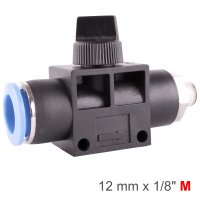 (image for) Pu Hose Fitting Valve 12mm X 1/8'm