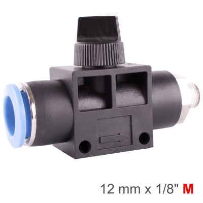 (image for) Pu Hose Fitting Valve 12mm X 1/8'm