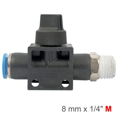 (image for) Pu Hose Fitting Valve 8mm X 1/4'm