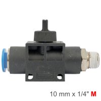 (image for) Pu Hose Fitting Valve 10mm X 1/4'm