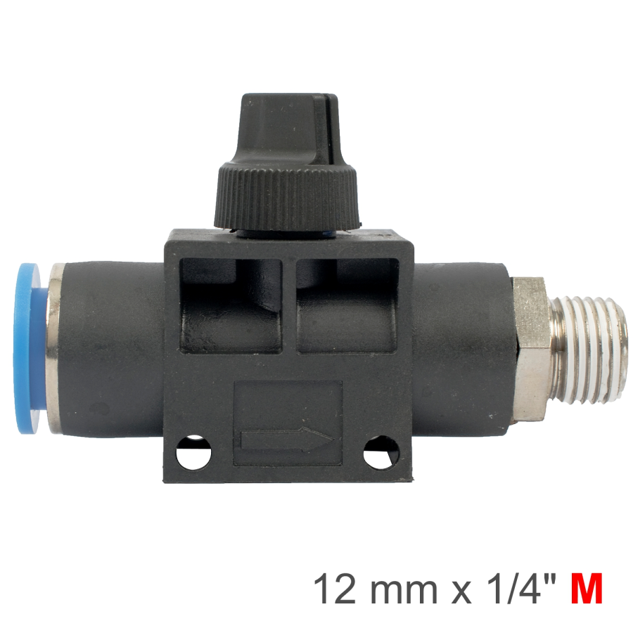 (image for) Pu Hose Fitting Valve 12mm X 1/4'm
