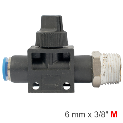 (image for) Pu Hose Fitting Valve 6mm X 3/8'm
