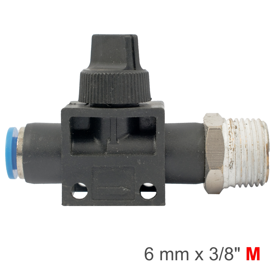 (image for) Pu Hose Fitting Valve 6mm X 3/8'm