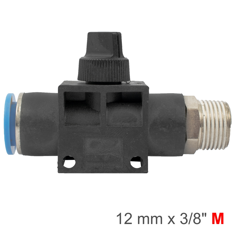 (image for) Pu Hose Fitting Valve 12mm X 3/8'm