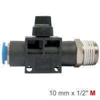(image for) Pu Hose Fitting Valve 10mm X 1/2'm