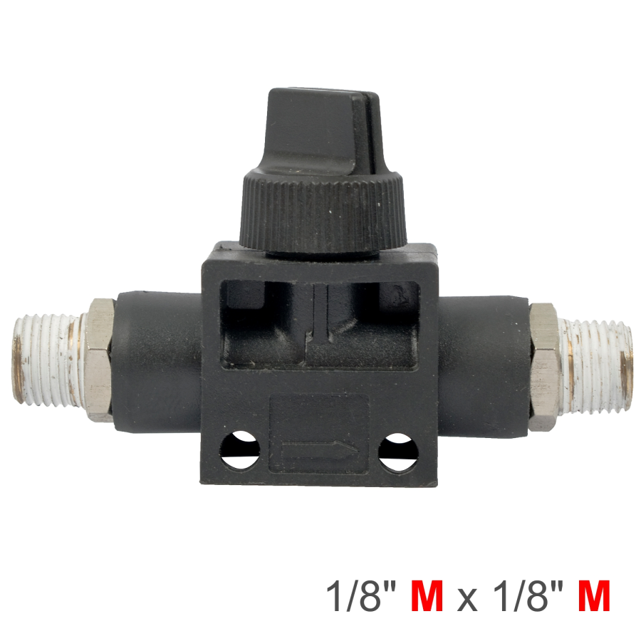 (image for) Pu Hose Fitting Valve 1/8'm X 1/8'm