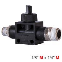 (image for) Pu Hose Fitting Valve 1/8'm X 1/4'm