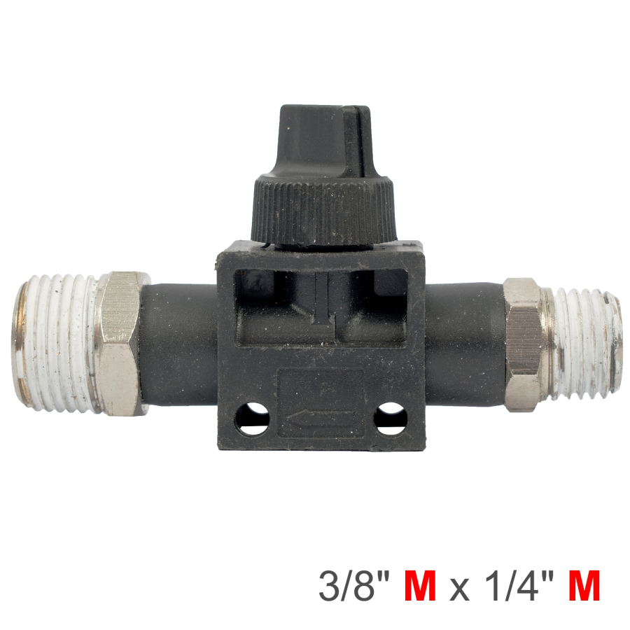 (image for) Pu Hose Fitting Valve 3/8'm X 1/4'm