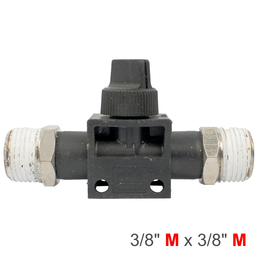(image for) Pu Hose Fitting Valve 3/8'm X 3/8'm
