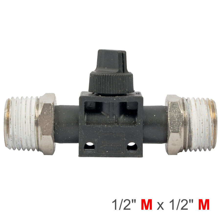 (image for) Pu Hose Fitting Valve 1/2'm X 1/2'm