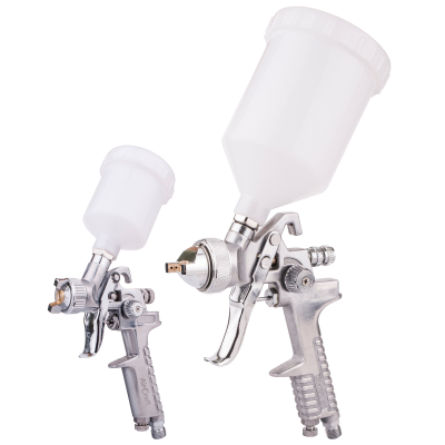 (image for) Spray Gun Kit Sg H827 & Sg H2000 Combo With Polished Body Hvlp