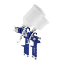 Spray Gun Gravity Hvlp Sg H827 & Mini Sg H2000 Combo Box (image for) Spray Gun Gravity Hvlp Sg H827 & Mini Sg H2000 Combo Box